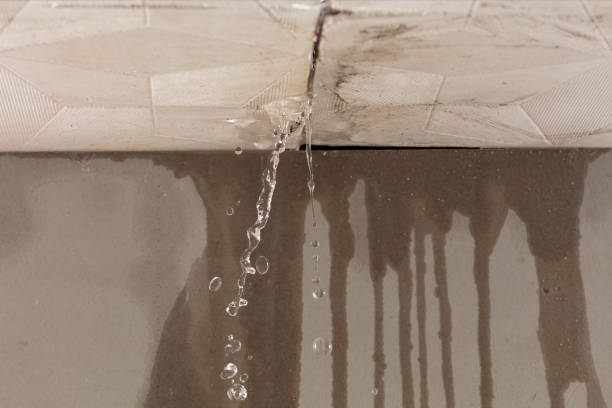 Professional Water Damage Inspection technician working in Post, TX